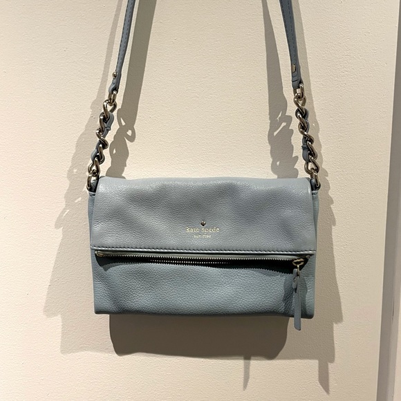 Kate Spade Light Blue Crossbody Purse - Picture 1 of 5